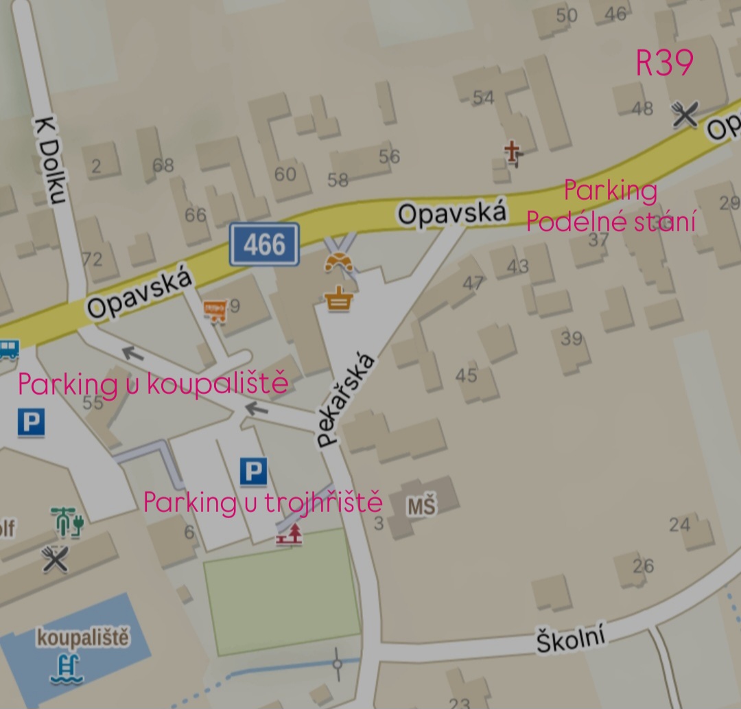 Informace ohledně PARKOVÁNÍ 